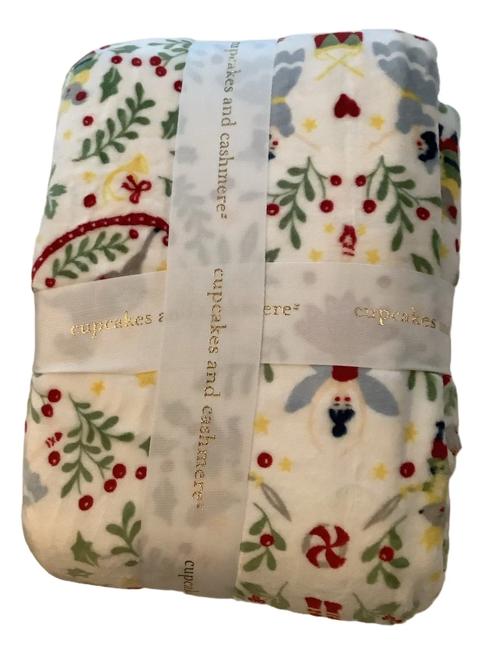 Cupcakes & Cashmere Nutcracker Ballet Christmas Blanket New